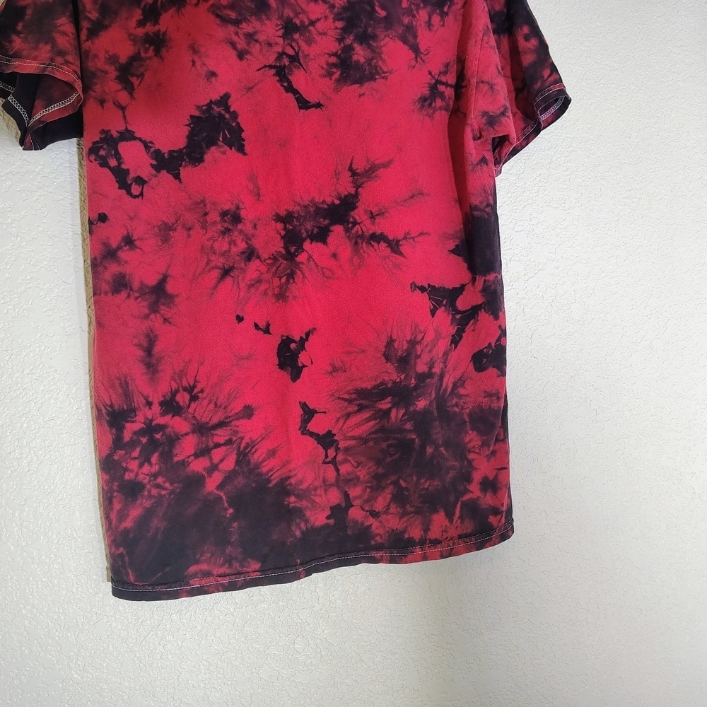 Selena Quintanilla Tie Dye Graphic T-Shirt Red Black | Official Merch | Size M - Picture 12 of 13
